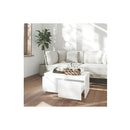 Coffee Table Engineered Wood High Gloss White