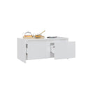 Coffee Table Engineered Wood High Gloss White