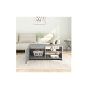 Coffee Table Grey Sonoma 102 X 50 X 45 Cm Engineered Wood