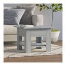 Coffee Table Grey Sonoma 55 X 55 X 42 Cm Chipboard
