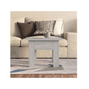 Coffee Table Grey Sonoma Chipboard 55 X 55 X 42 Cm