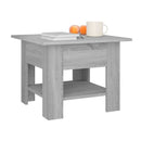 Coffee Table Grey Sonoma 55 X 55 X 42 Cm Chipboard