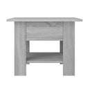 Coffee Table Grey Sonoma 55 X 55 X 42 Cm Chipboard