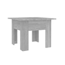 Coffee Table Grey Sonoma Chipboard 55 X 55 X 42 Cm