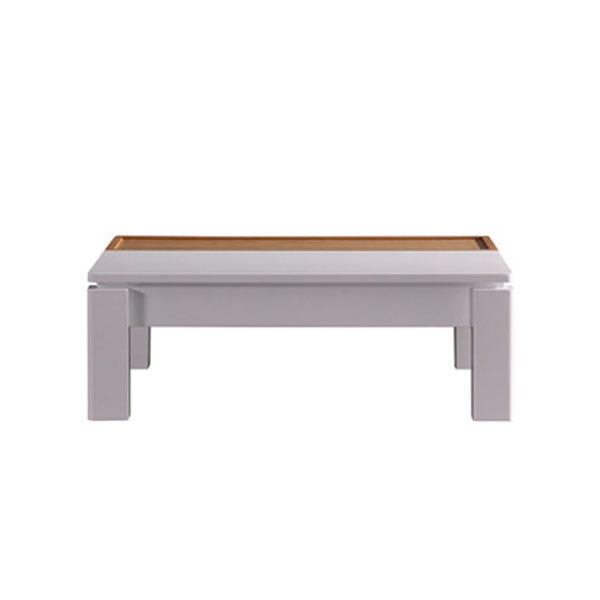 Coffee Table High Gloss Finish Lift Up Top Mdf White Ash Colour