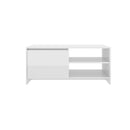 Coffee Table High Gloss White 102 X 50 X 45 Cm Engineered Wood