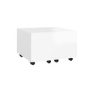Coffee Table High Gloss White 60 X 60 X 38 Cm Engineered Wood