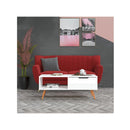 Decorative Coffee Table High Gloss White Chipboard