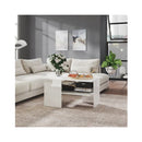 High Gloss White Chipboard Coffee Table