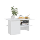High Gloss White Chipboard Coffee Table
