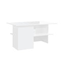 High Gloss White Chipboard Coffee Table