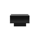 Modern Furniture Coffee Table Led Lights High Gloss Storage Drawer