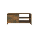 Coffee Table Smoked Oak 102 X 50 X 45 Cm Engineered Wood