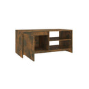 Coffee Table Smoked Oak 102 X 50 X 45 Cm Engineered Wood