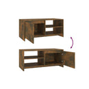 Coffee Table Smoked Oak 102 X 50 X 45 Cm Engineered Wood