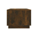 Coffee Table Smoked Oak 102 X 55 X 43 Cm Engineered Wood