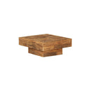 Coffee Table Solid Reclaimed Wood 70 X 70 X 30 Cm