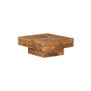 Coffee Table Solid Reclaimed Wood 70 X 70 X 30 Cm