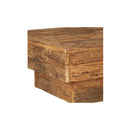 Coffee Table Solid Reclaimed Wood 70 X 70 X 30 Cm