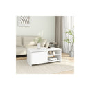 Coffee Table White 102 X 50 X 45 Cm Engineered Wood
