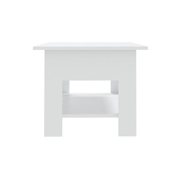 Coffee Table White 102 X 55 X 42 Cm Engineered Wood