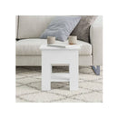 Coffee Table White 40 X 40 X 42 Cm Engineered Wood