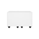 Coffee Table White 60 X 60 X 38 Cm Engineered Wood