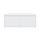 Coffee Table White 80 X 80 X 31 Cm Chipboard