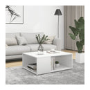Coffee Table White 90 X 67 X 33 Cm Chipboard