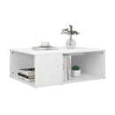 Coffee Table White 90 X 67 X 33 Cm Chipboard