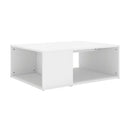 Coffee Table White 90 X 67 X 33 Cm Chipboard