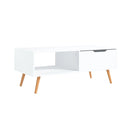Decorative Coffee Table White Chipboard