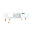 Decorative Coffee Table White Chipboard