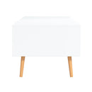 Decorative Coffee Table White Chipboard