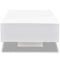 Coffee Table High Gloss  85 x 55 x 31 Cm - White