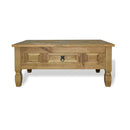 Coffee Table Mexican Pine Corona Range 100 X 60 X 45 Cm