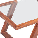 Coffee Table Solid Acacia Wood 100 x 50 x 40 Cm - Brown