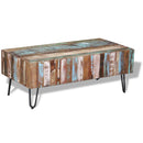 Coffee Table Solid Reclaimed Wood 100 x 50 x 38 Cm
