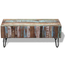Coffee Table Solid Reclaimed Wood 100 x 50 x 38 Cm