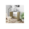 Computer Desk White And Sonoma Oak Chipboard