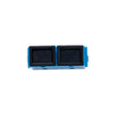 Sc Os1 Os2 Singlemode Through Coupler Flangeless Duplex Blue