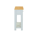 Console Table 83 X 30 X 73 Cm Solid Oak Wood