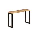 Console Table Solid Mango Wood And Steel