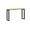 Console Table Solid Mango Wood And Steel