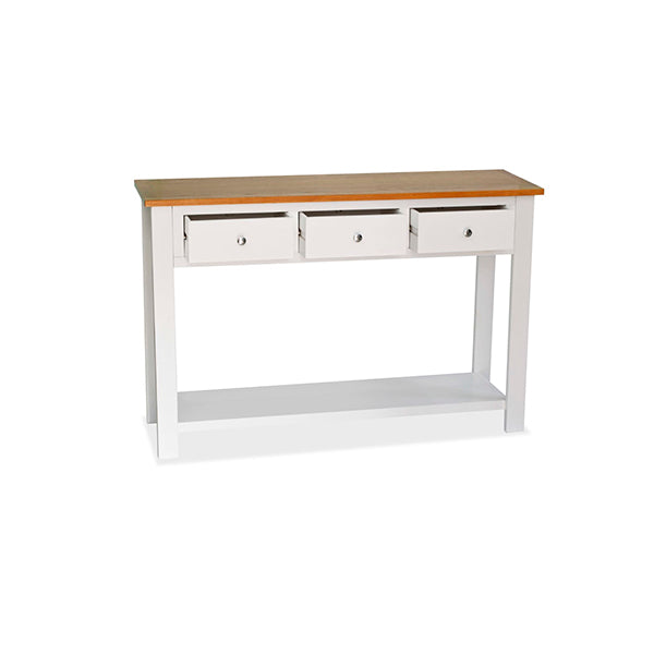 Console Table Solid Oak Wood