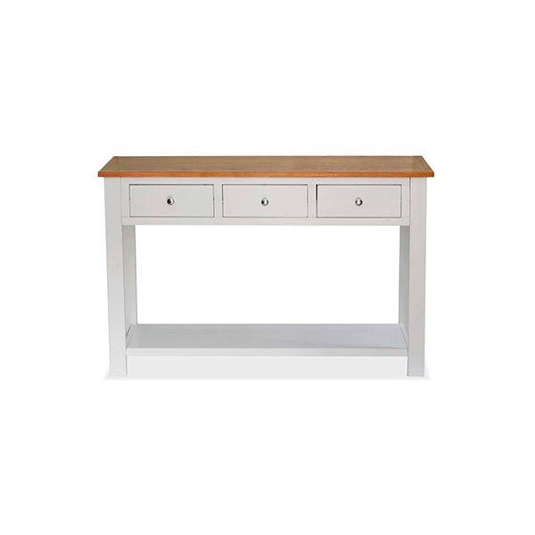Console Table Solid Oak Wood
