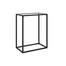Console Table Transparent 60 X 35 X 75 Cm Tempered Glass