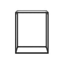 Console Table Transparent 60 X 35 X 75 Cm Tempered Glass