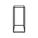 Console Table Transparent 60 X 35 X 75 Cm Tempered Glass