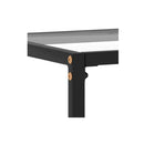 Console Table Transparent 60 X 35 X 75 Cm Tempered Glass